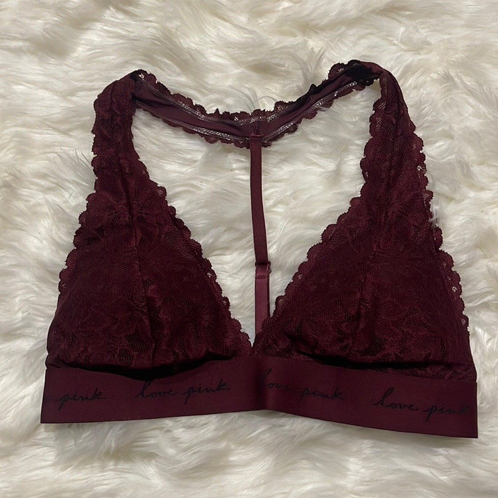 Lace bralette.